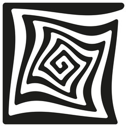 distorted square pattern abstract optical vector image