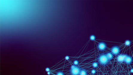 ai background neural netrwork concept backdrop vector image