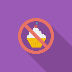 Cute Cake Icon vector image