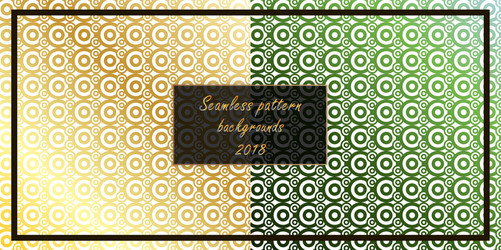 set of seamless patterns repeating geometric vector image