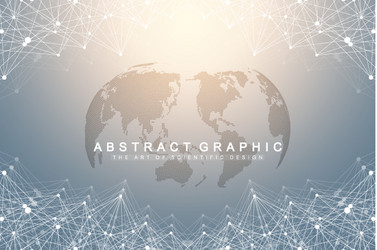 big data visualization graphic abstract vector image