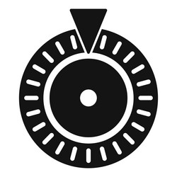 cipher wheel icon simple data encryption vector image