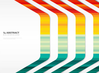 abstract stripe line tech summer colorful pattern vector image