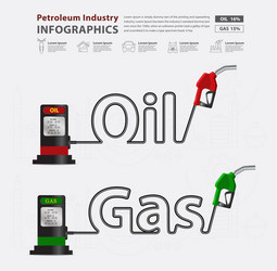 Red fuel banner injector for gasoline diesel fuel Vector Image