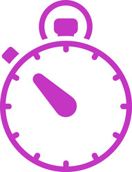 Stopwatch icon vector