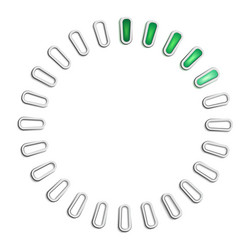 Circular Loading Indicator vector image