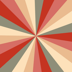 Sunburst background pattern with a vintage vector