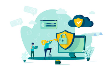 Cybersecurity Access Concept vector image