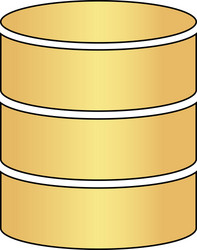 Database computer symbol vector