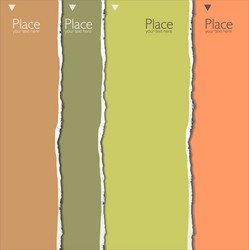 torn paper background with space for text 2 vector image