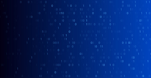 code binary matrix data background technology vector image
