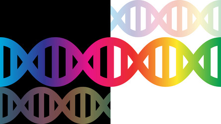 Dna background design vector