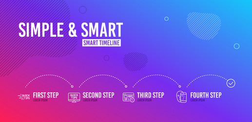 web timer education and tutorials icons set vector image