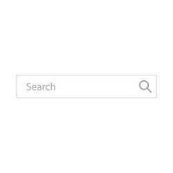 search field in browser web design icon vector image