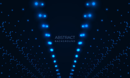 digital technology particles network connection vector image