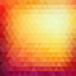 Geometric Triangle Pattern - Retro Mosaic vector image