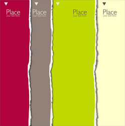 torn paper background with space for text vector image