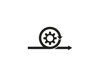 agile development plan icon vector