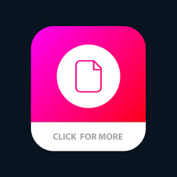 document file basic ui mobile app button android vector image