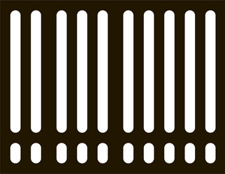 Barcode bar code icon glyph vector