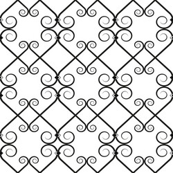 Wrought iron pattern Royalty Free Vector Image