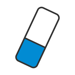 Eraser icon vector