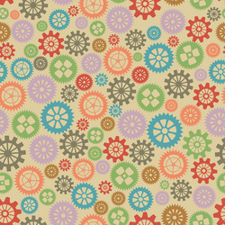 Cog wheels seamless Royalty Free Vector Image - VectorStock