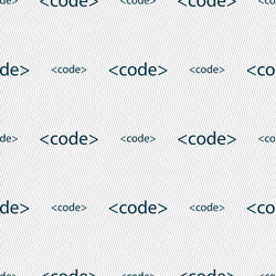 code sign icon programming language symbol vector image