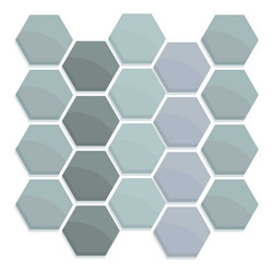 abstract background forming by hexagonal shapes vector image