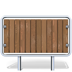 wooden industrial board vector