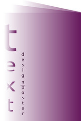 design poster with gradient layers background vector image