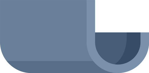 architecture gutter icon flat isolated vector image