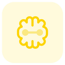 artificial intelligence machine with deep learning vector image