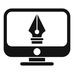 draw redesign icon simple web ui vector image
