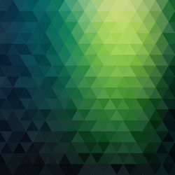 Geometric Mosaic Pattern - Triangle Shapes vector image