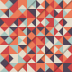 Geometric Triangle Pattern vector image