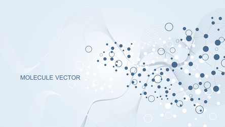 Molecular Structure - Abstract Science vector image