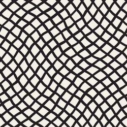 seamless pattern with hand drawn waves abstract vector image