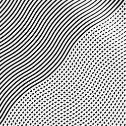 interlace interlocking lines curve flex vector image