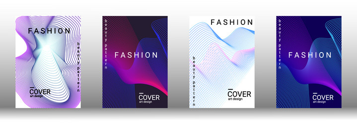 creative abstract design with smooth gradient vector image