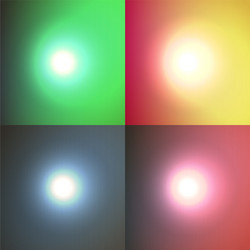 set abstract color glow light effect vector image
