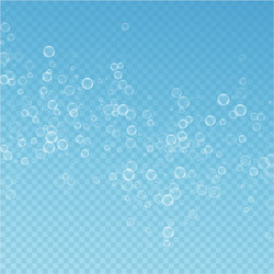 soap bubbles abstract background blowing vector image