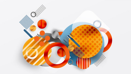 abstract geometric background with overlapping vector image