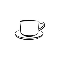 Coffee cup icon vector