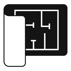 redesign project icon simple web ux vector image