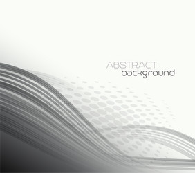 Abstract template background with curved wave vector