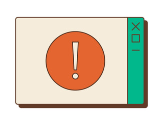 eyecatching and colorful ui element vector image