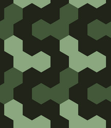 irregular hexagon seamless pattern vector image