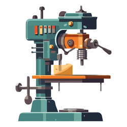 magnification of science through microscope vector image