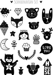 scandinavian Vector Image